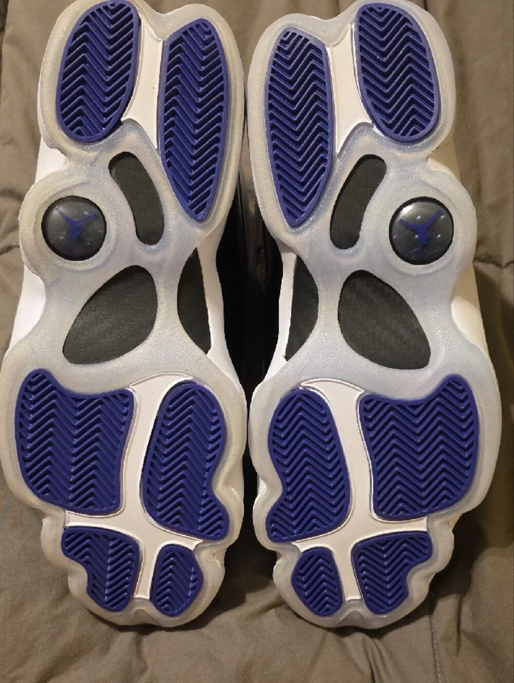 Nike Jordan Men's Air Jordan Six Rings White & Black & Concord Basketball Shoes